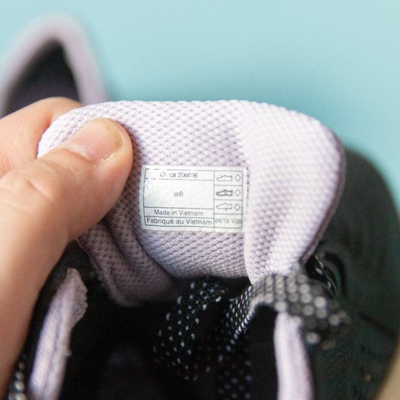 Crocs LiteRide Black Purple Rubber Athletic Lace Up Sneakers Size W 8 - Picture 8 of 9